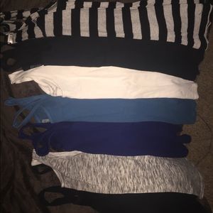 Bundle of 7 tanks various brands